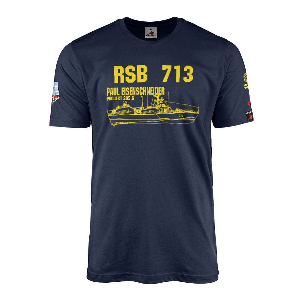 T-shirt NVA Volksmarine 6 Flotilla 1 RTSB Project 205.6 RSB 713 Dranske #45286