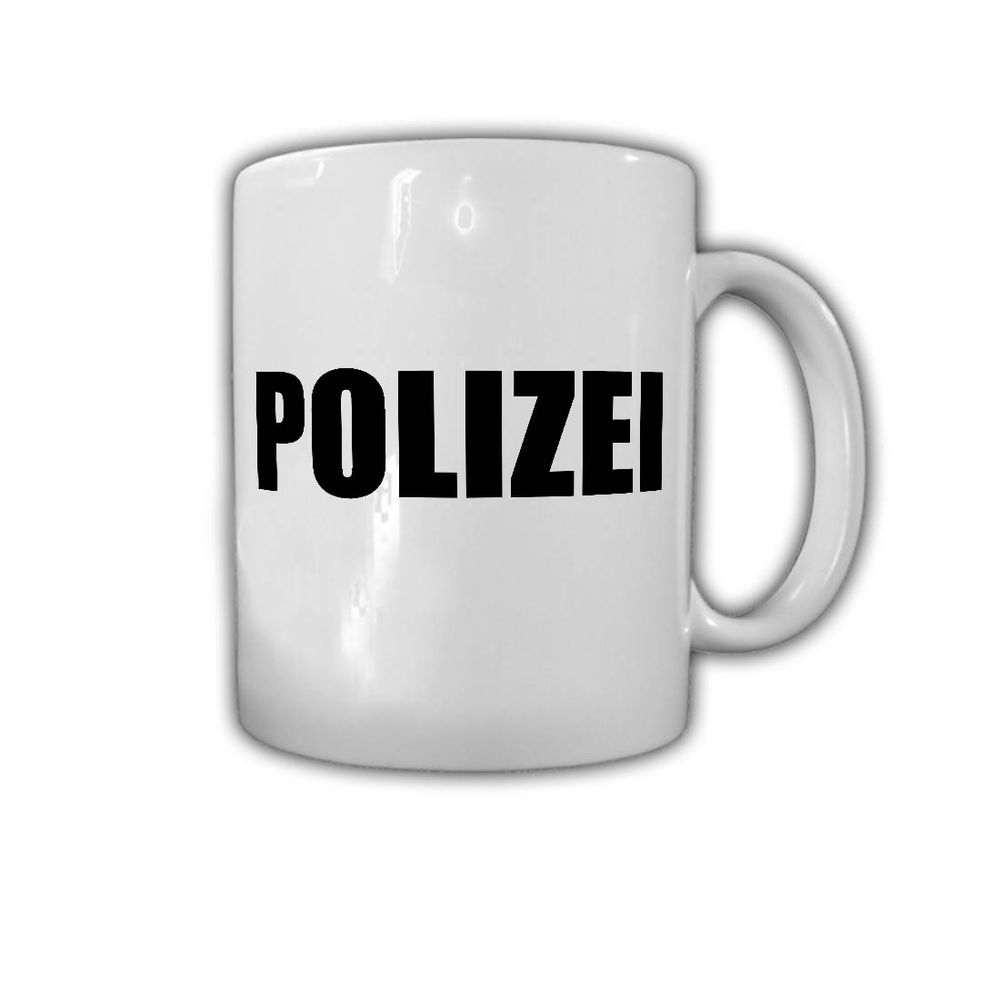 Police coffee cup service unit break official coffee tea # 30231