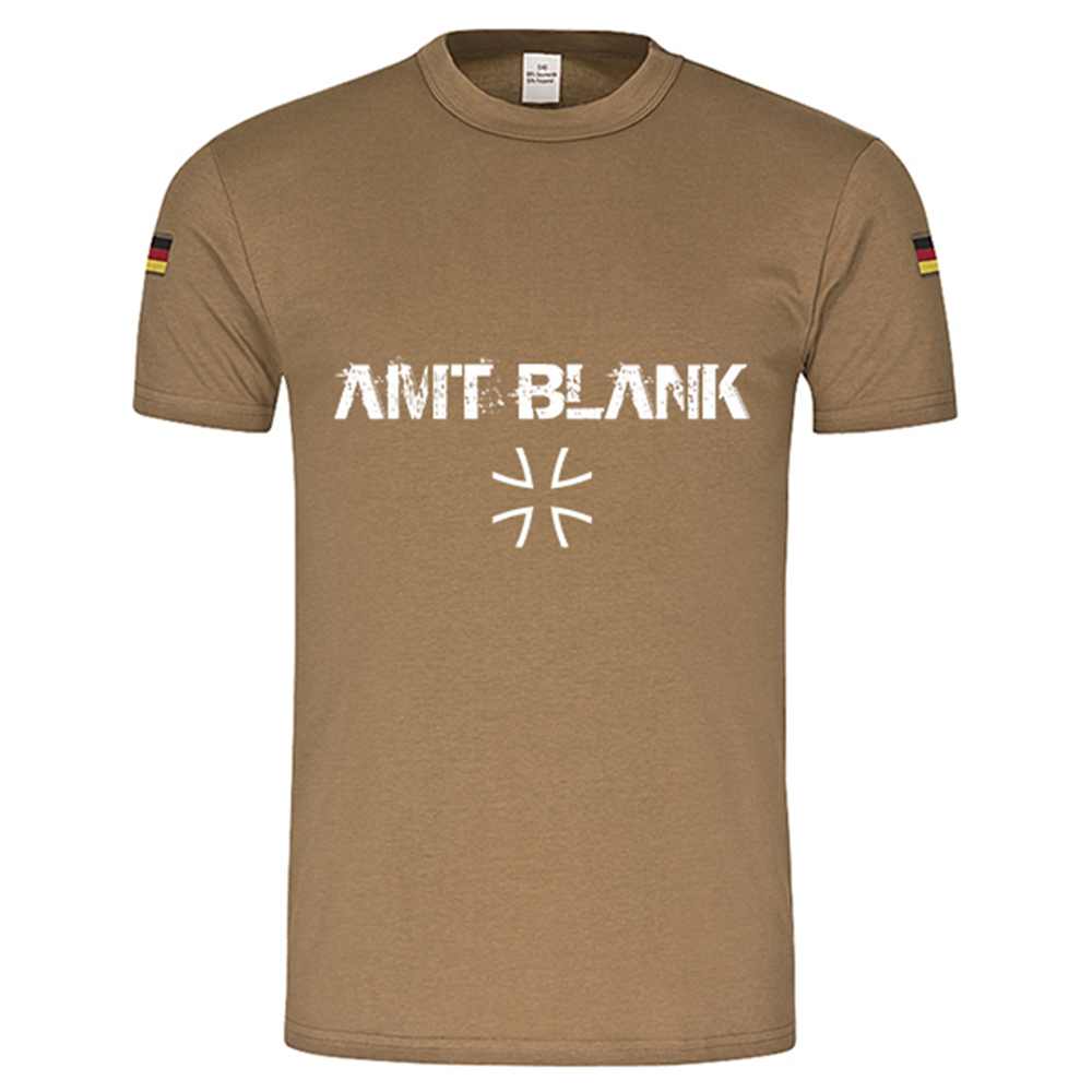 BW Tropen Amt Blank Bundeswehrkreuz Deutschland Fahne BW Tropenshirt #15049
