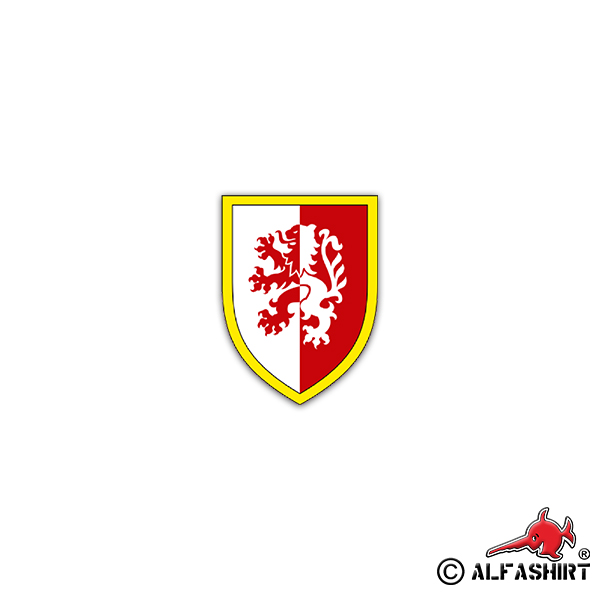 Sticker Panzerbrigade 6 PzBrig Bundeswehr Hofgeismar 5x7cm A2696