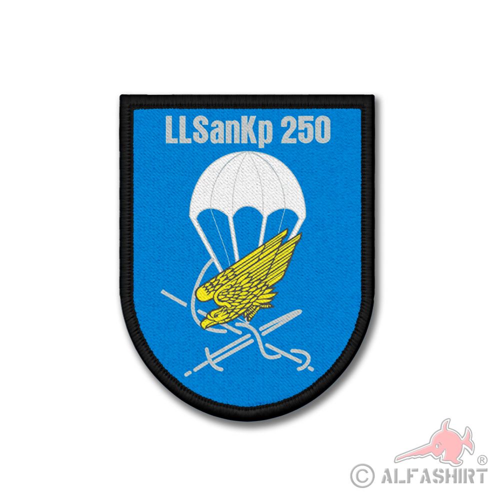 Patch LLSanKp 250 airborne pioneer company badge BW Ulm Bundeswehr #40151
