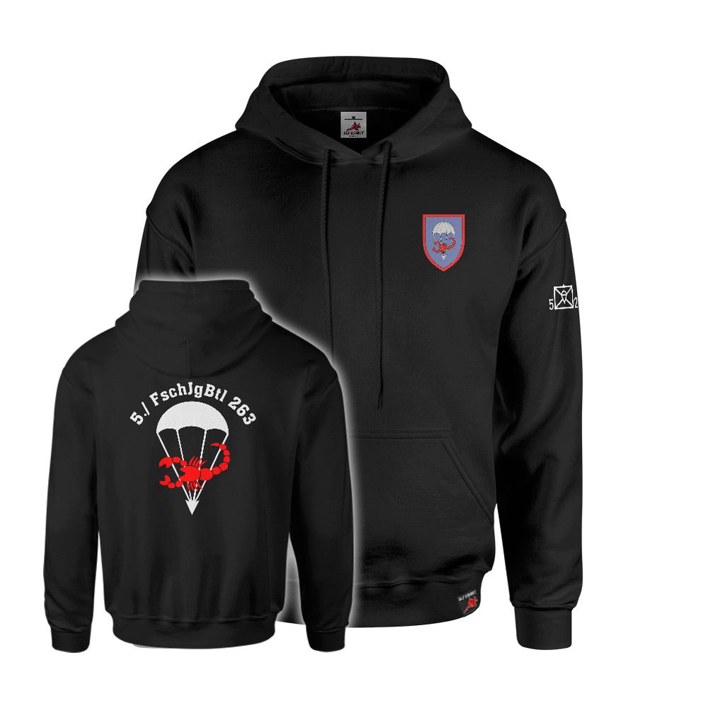 Hoodie 5. Kompanie FschJgBtl Fallschirmjägerbataillon 263 #45564