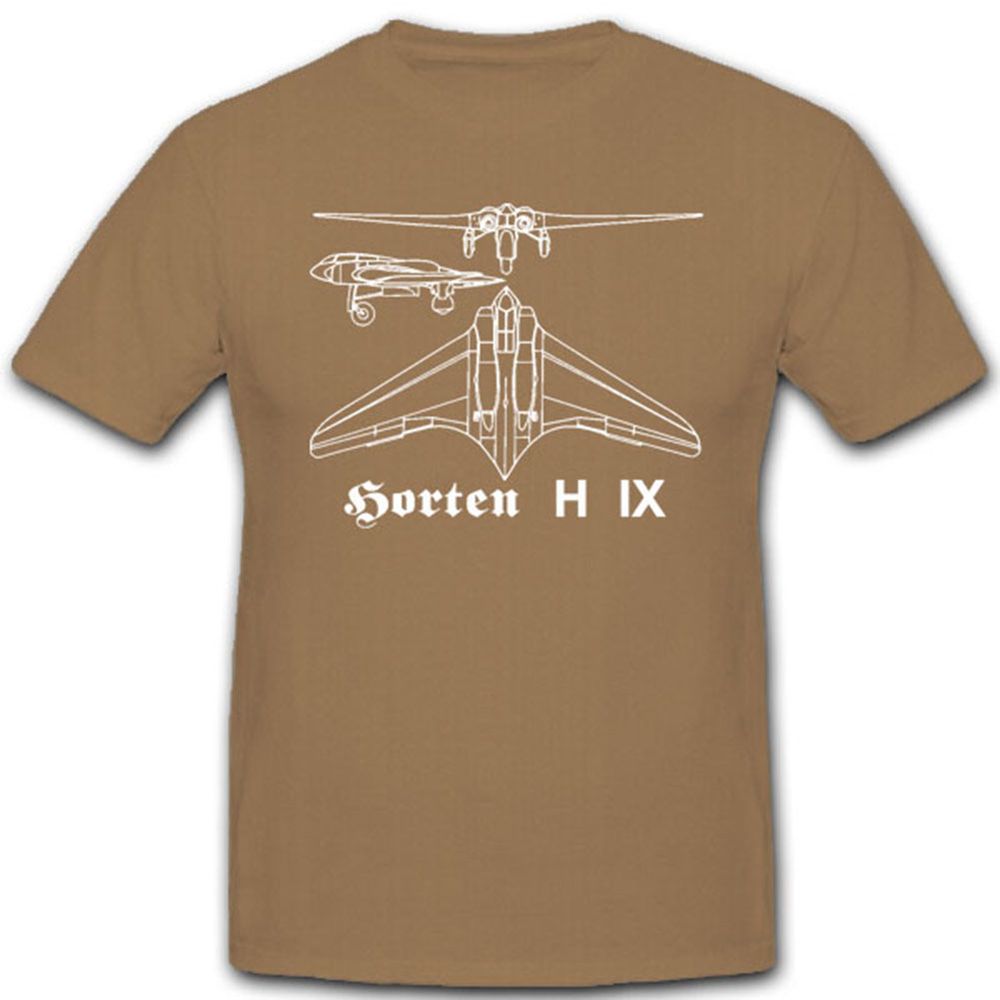 Horten H9 WK 2 Prototyp Jagdflugzeug Flugzeug - T Shirt #5504