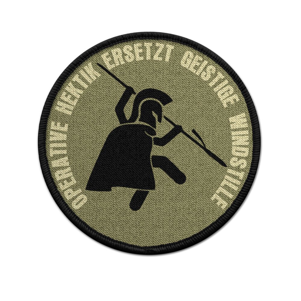 Patch Operative Hektik ersetzt geistige Windstille Soldat Bundeswehr BW#35760