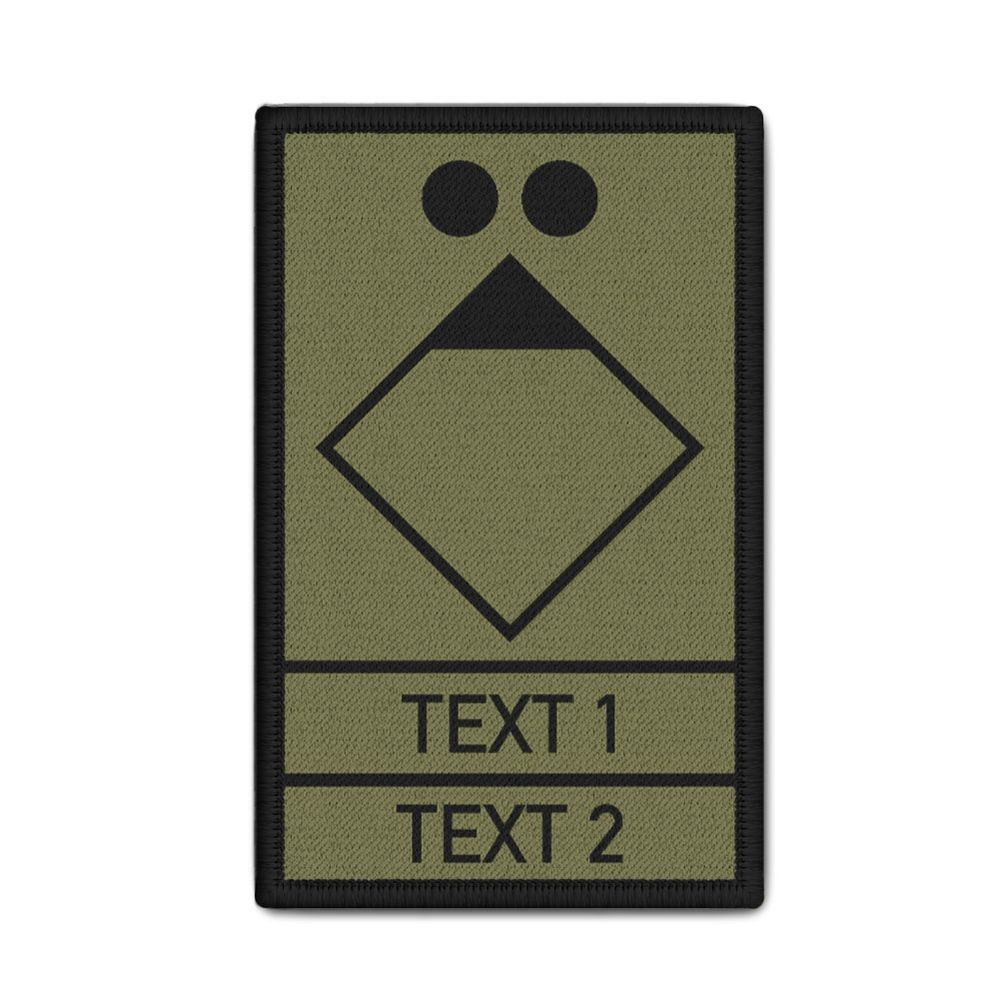 Rank Patch personalisiert Gruppenführer GrFü Oliv Tarn Einsatzkleidung #47453