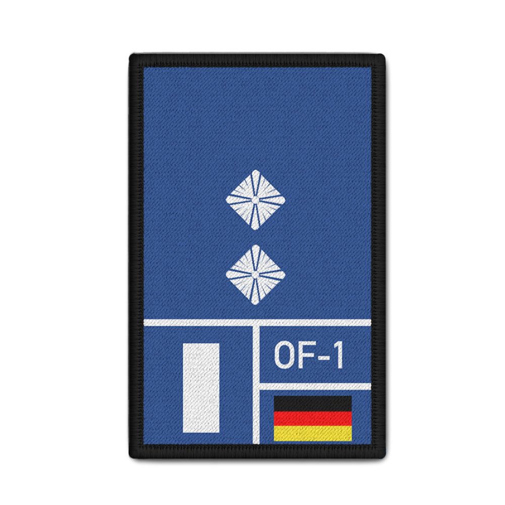 Rank Patch Bundeswehr Heer Luftwaffe Marine Navy Blau #BW-Patch