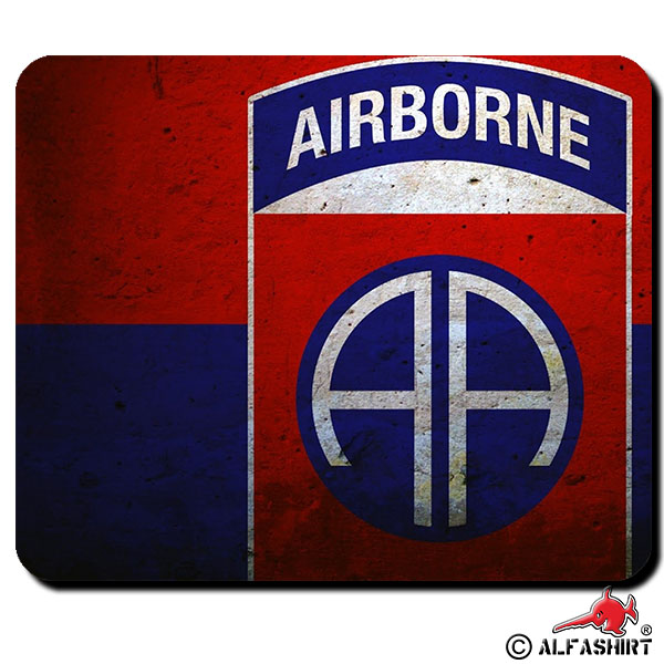 82nd Airborne Division Luftlandedivision All American Honor Mauspad #15645