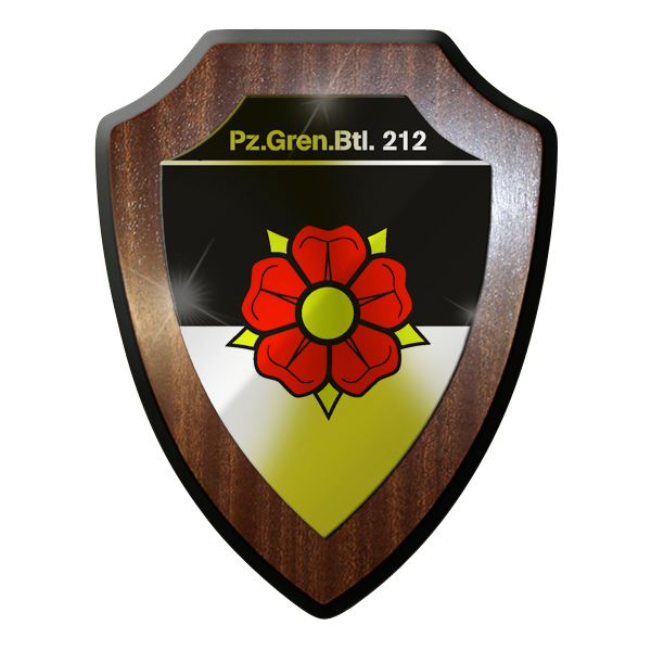 Wappenschild - PzGrenBtl 212 Panzer Grenadier Bataillon dran drauf drüber #9272