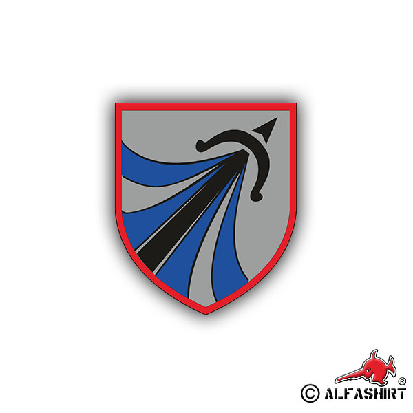 Sticker Panzerjägerkompanie 110 coat of arms Bundeswehr troop 7x6cm A771