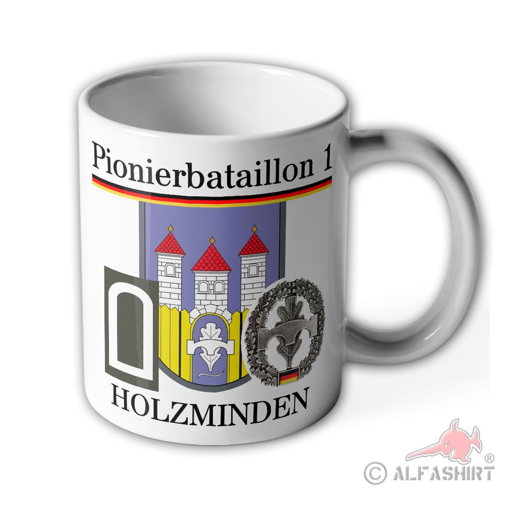 Tasse Pionierbataillon 1 Stuffz Stabsunteroffizier Pionier Holzminden #40091