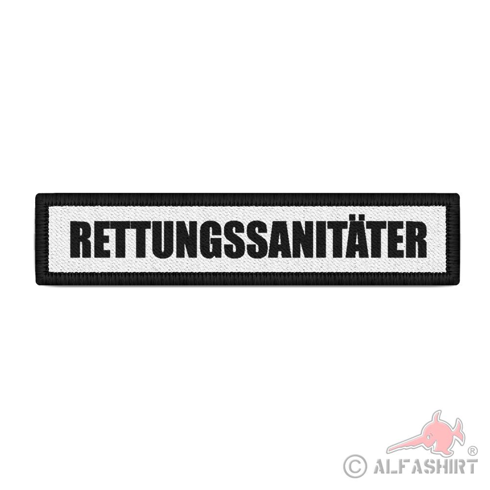 Patch Rettungssanitäter RS RTW Fahrer Aufnäher Beruf Rett-San #40360