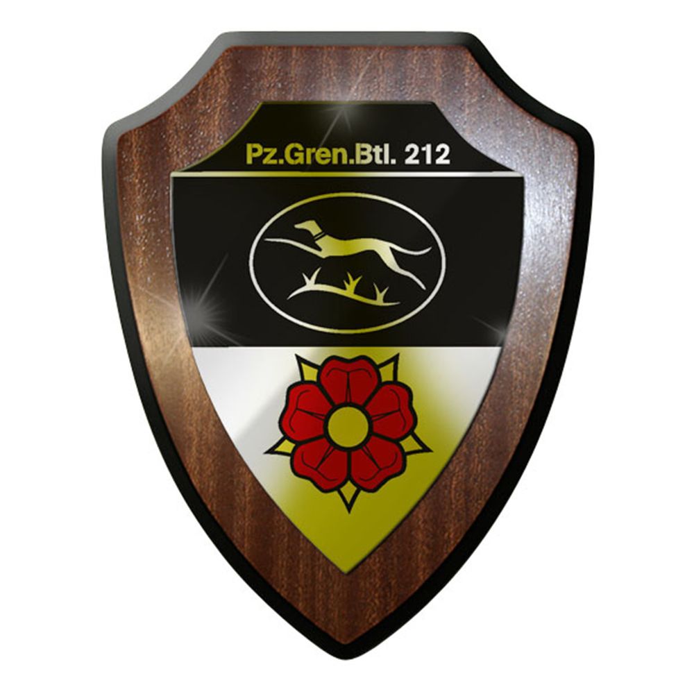 Wappenschild / Wandschild / - PzGrenBtl 212 Panzergrenadierbataillon 212 #8411