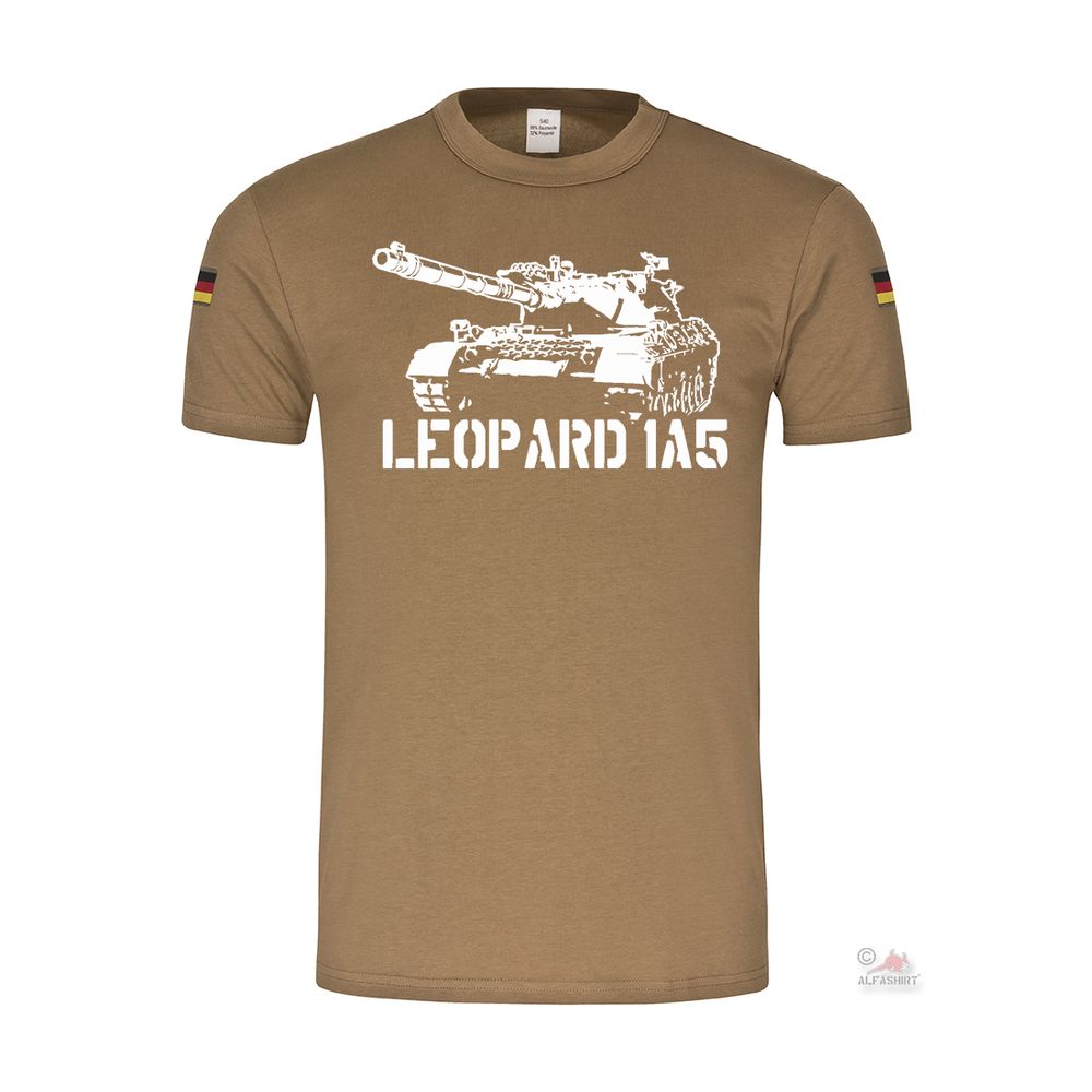 BW Tropics Leopard 1A5 Tank Tank Leo Main Battle Tank Bundeswehr T-Shirt # 32602