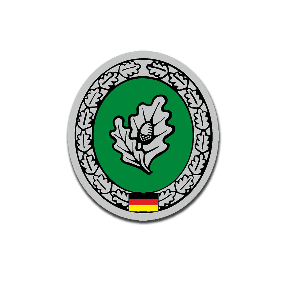 Lone fighter badge Bundeswehr course oak leaves Sauwald EKL1 10cm # A5644