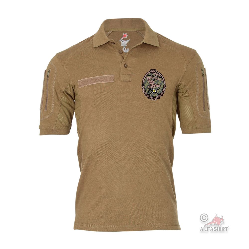 Tactical Polo 2 GebJgBtl 233 Wappen Mittenwald Gebirgsjäger Bundeswehr #40365