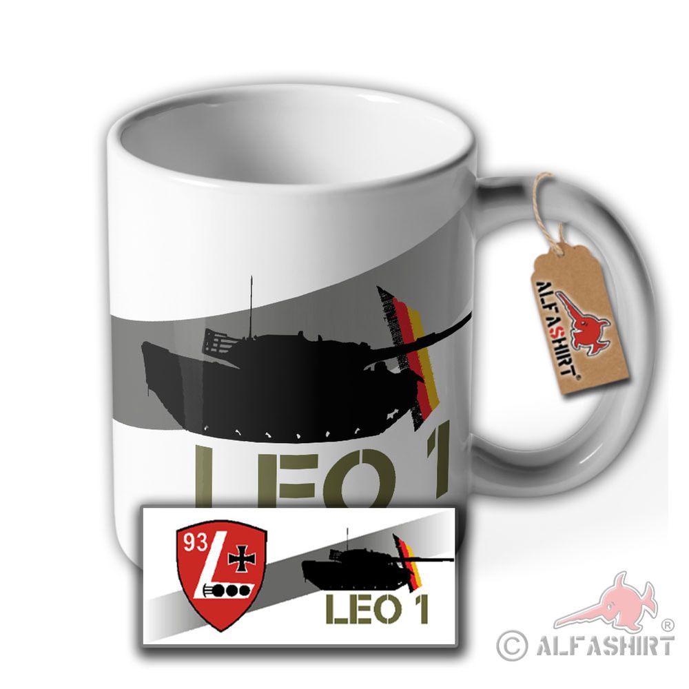 PzLehrBtl 93 Leo 1 Panzer Bundeswehr Panzer Leopard Panzertruppe Tasse #38525