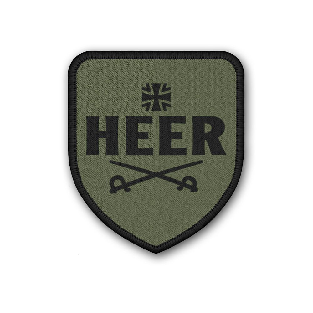 Patch 7,5x6,5cm Heer Bundeswehr BW Teilstreitkraft Landstreitkräfte #47271