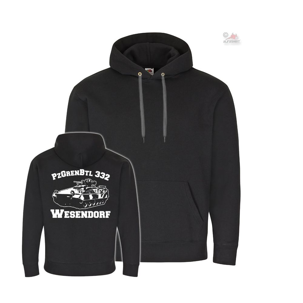 Hoodie PzGrenBtl 332 Wesendorf Hoodie sweater Bundeswehr # 40403