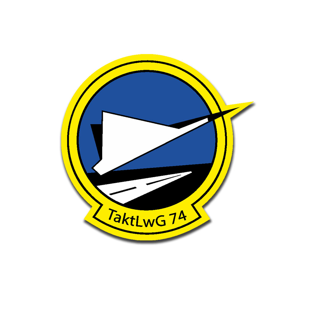 JG 74 sticker Luftwaffe JG squadron TaktLwG Bundeswehr 7x7cm # A5274