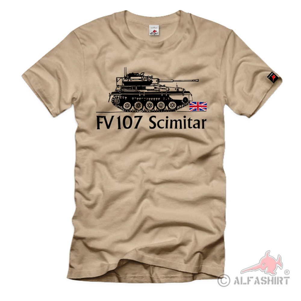 FV107 Scimitar Britisher Schützenpanzer Army Aufklärer England T Shirt #30395