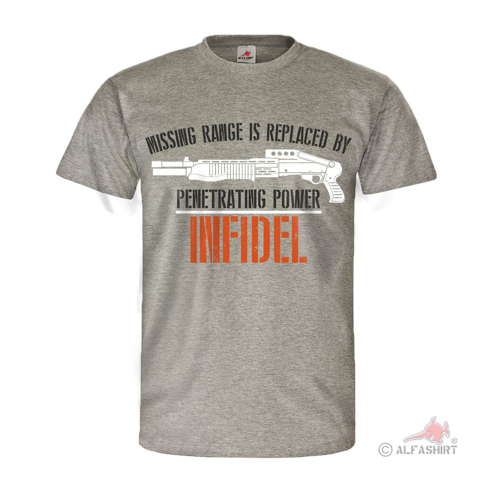 Missing range is replaced by penetrating power Shotgun Slugs T Shirt #26698