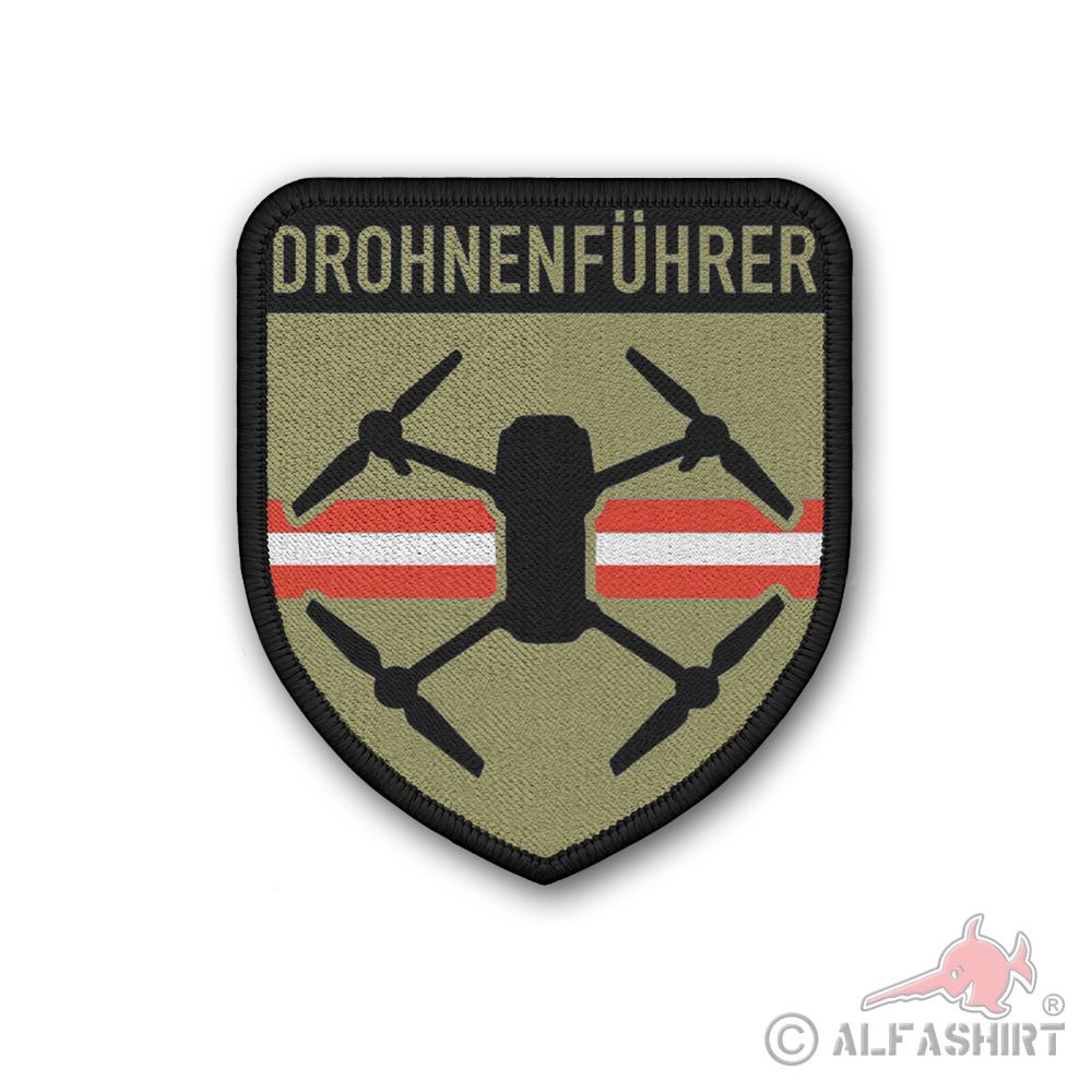 Patch drone leader Austria drone pilot badge flag FPV Velcro #41290