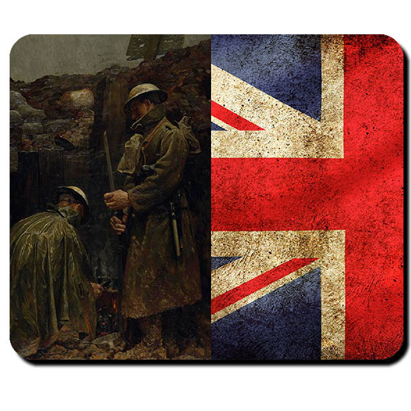 Royal Army WW1 Erster Weltkrieg England Soldat Great Britain - Mauspad #9538