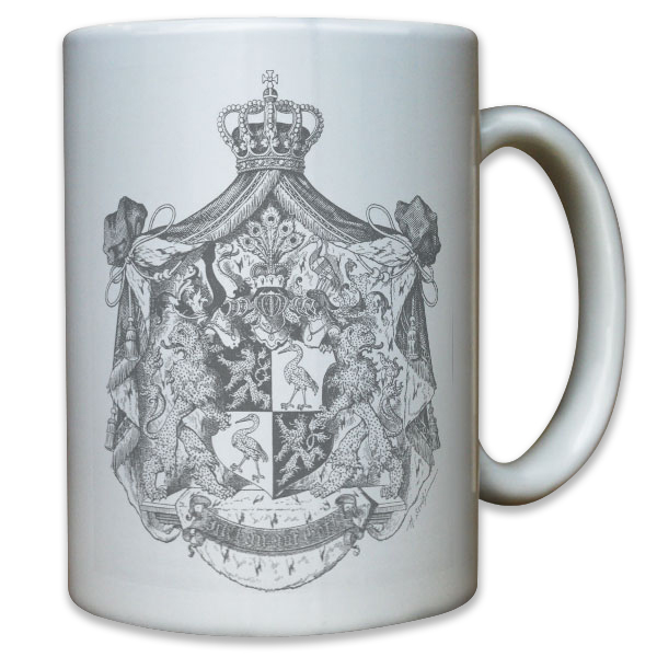 Fürstentum Reuß älterer Linie Thüringen Stadtwappen historisch - Tasse #11794 