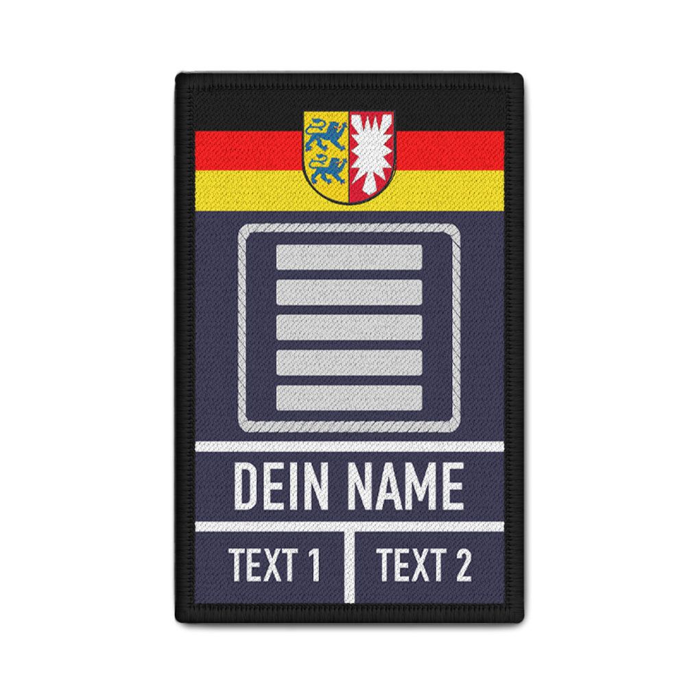 Rank Patch personalisierbar Dienstgrad Feuerwehr #46727