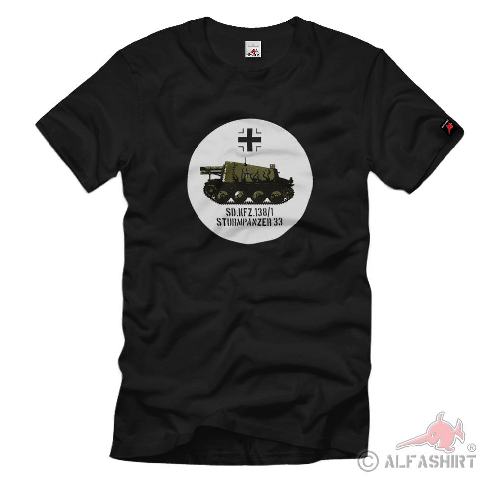 Sonderkraftfahrzeug 138 Militär Wh Wk Panzer Eisernes Kreuz T Shirt #2332