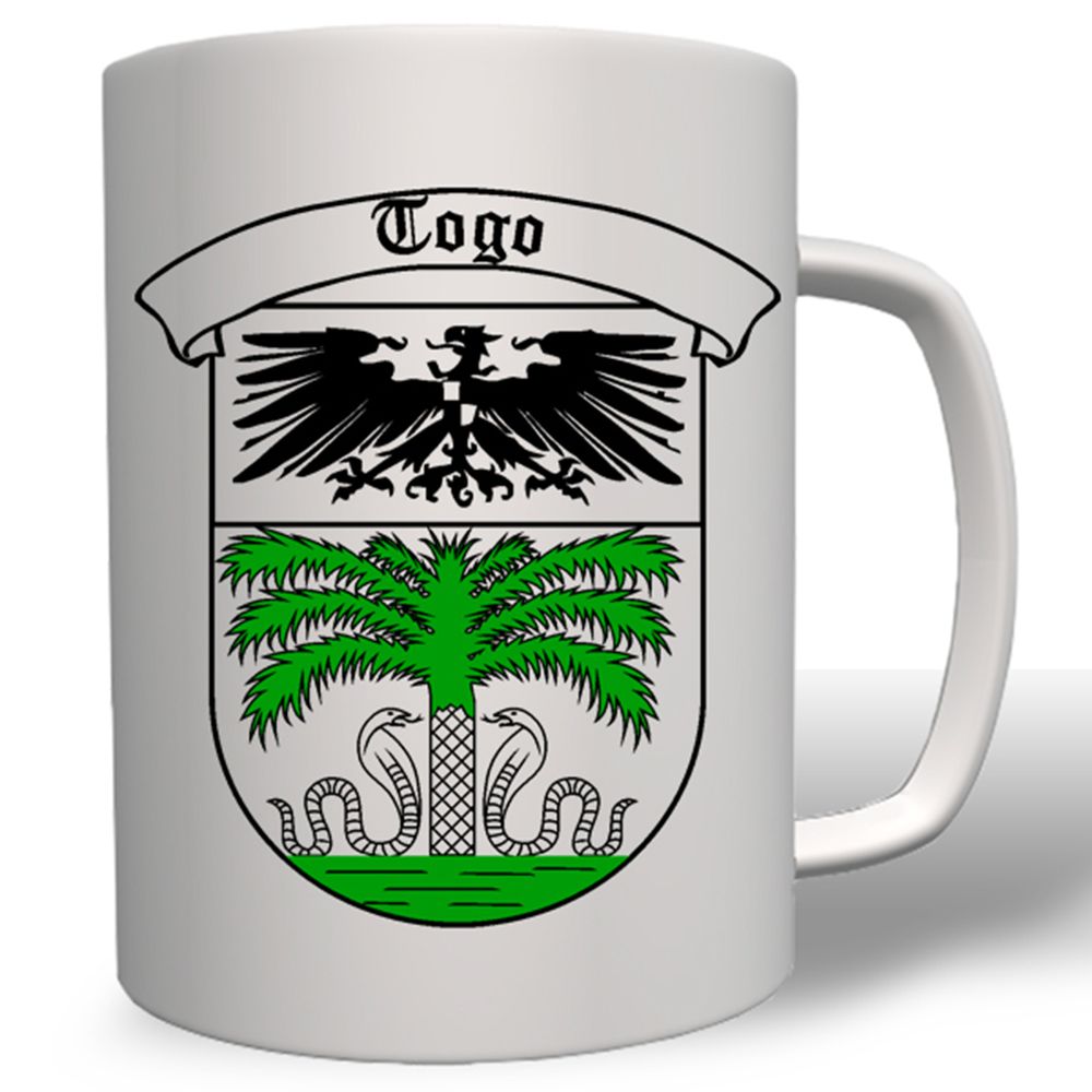 Deutsche Kolonie Togo Afrika Preußen WK 1 Wappen Emblem - Tasse  #2954