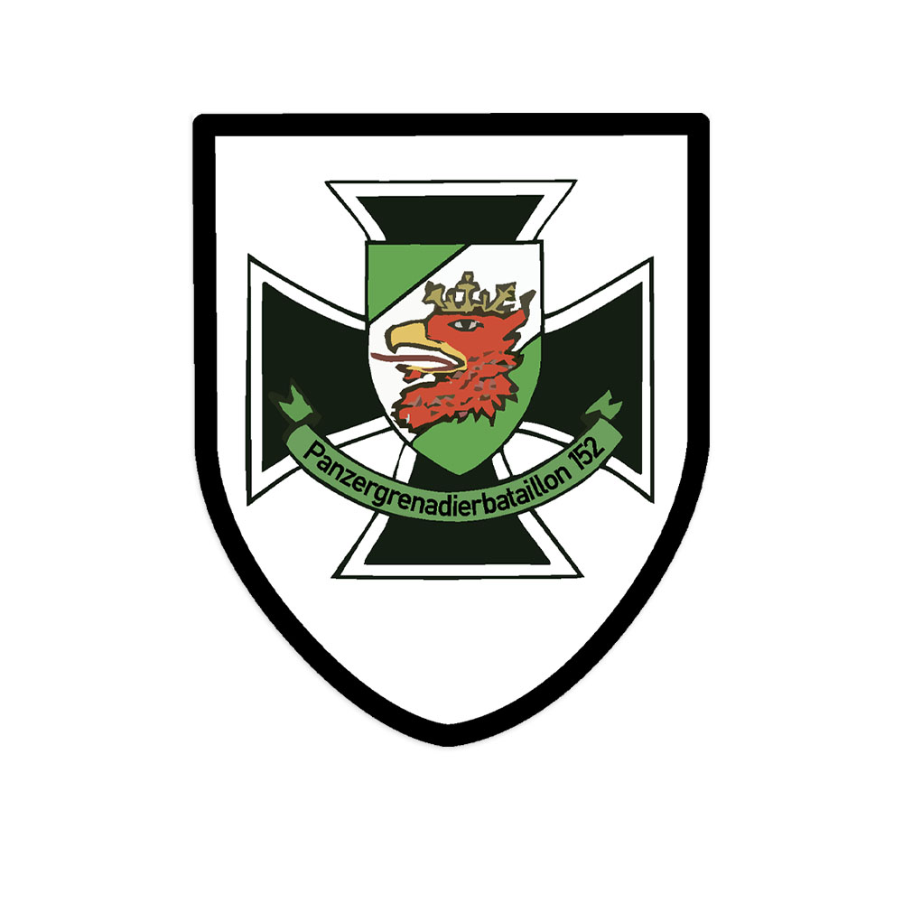 Aufkleber PzGrenBtl 152 Serenade Panzerbrigade 15 Westenwaldbrigade 7x5cm #A6174