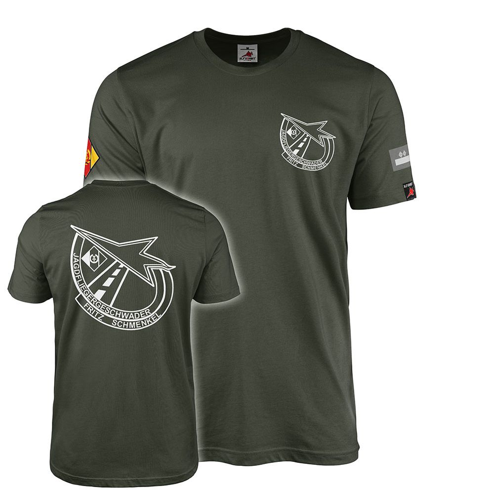 Jagdfliegergeschwader Fritz Schmenkel oberfeldwebel NVA DDR T-Shirt #46837