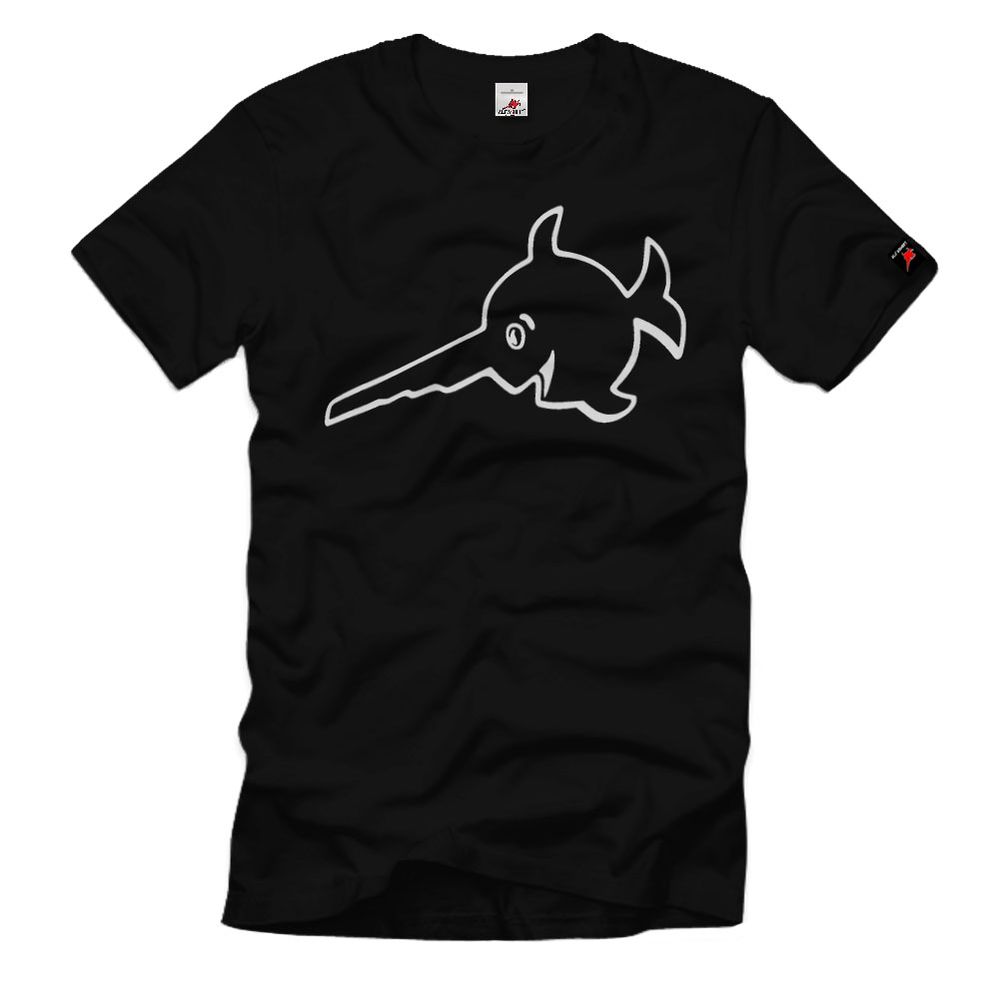 U-Boot 96 Sägefisch Schwertfisch Fisch Alfashirt Marine Wappen T Shirt #33097