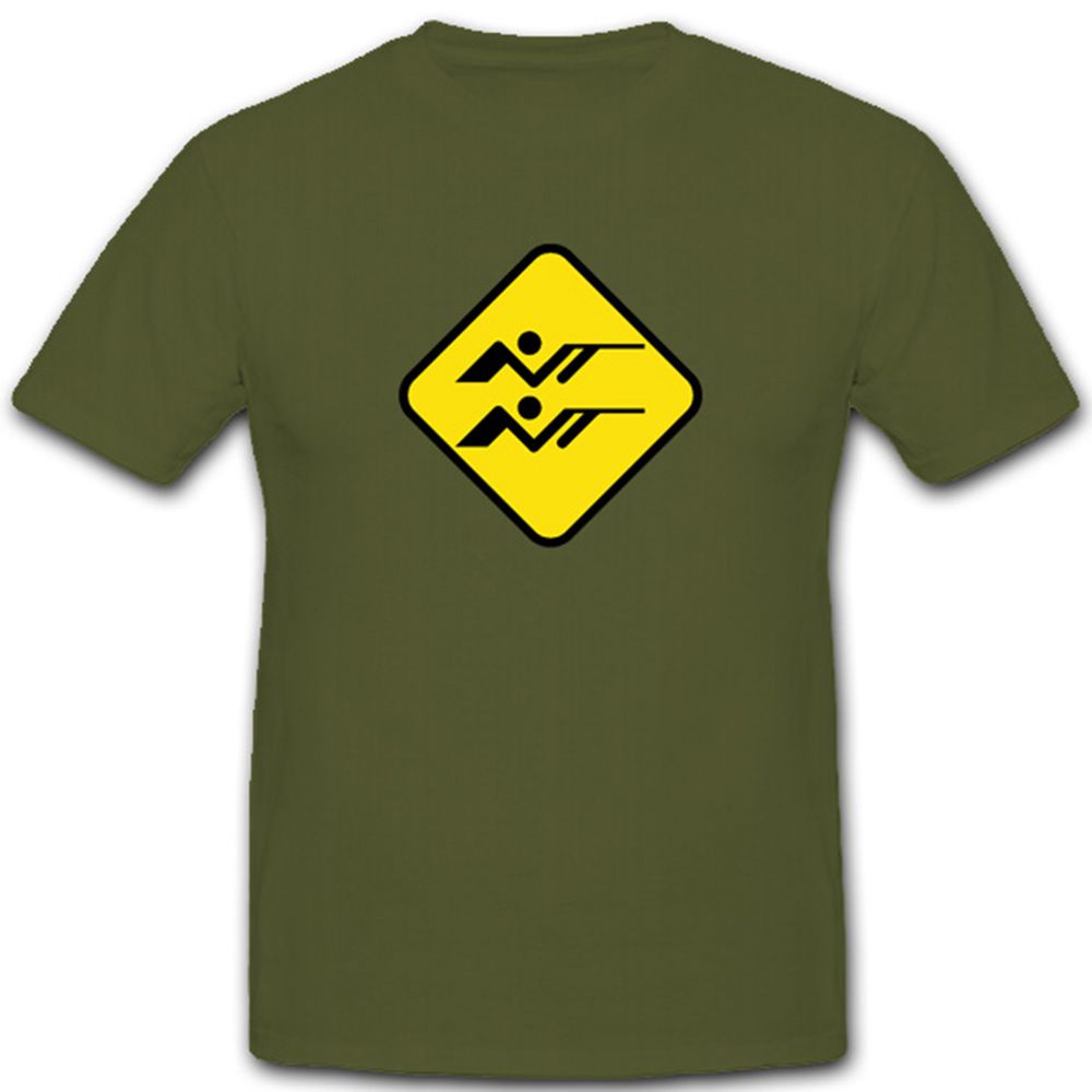 Sportschützen Schild Pistole Gewehr Waffen Sportschießen Schild- T Shirt #4267