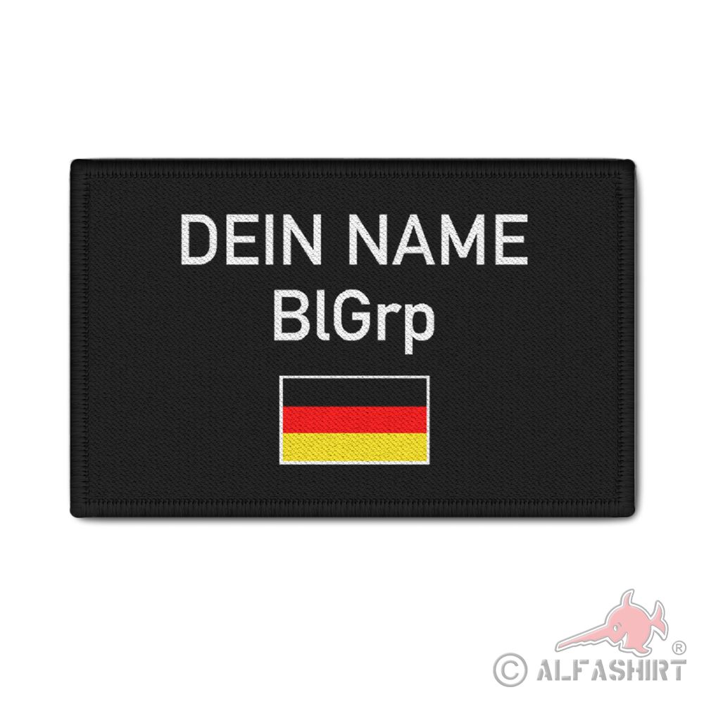 Patch Deutschland Flagge Fahne Kennzeichnung 9,8 x 6 cm  #44098