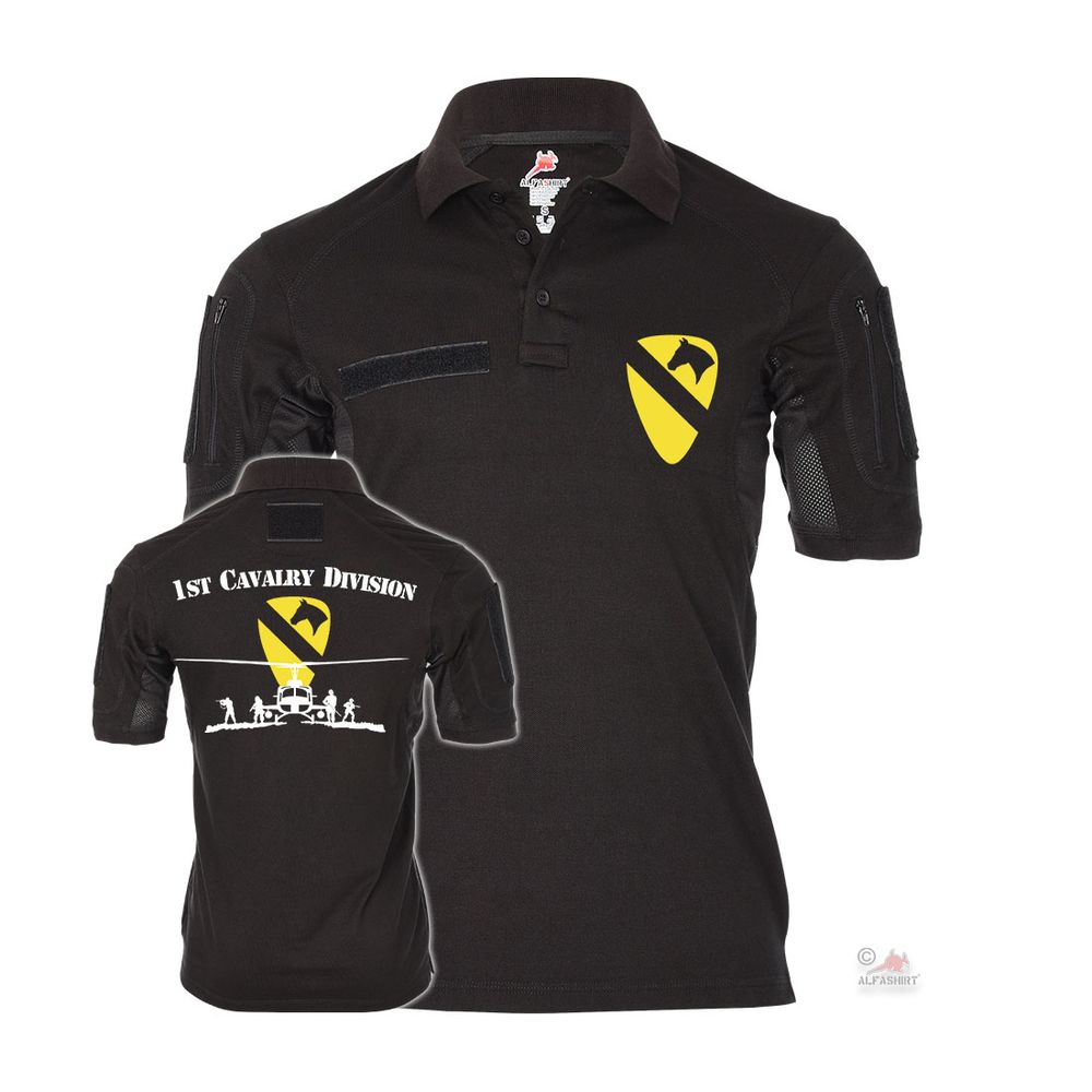 Tactical Polo Alfa 1st Cavalry Division TYP 2 Kavalleriedivision Wappen #26873