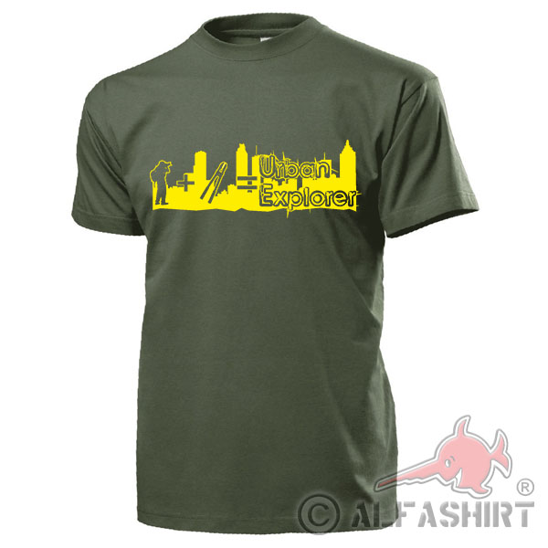 Urban Explorer City Ruine Fotograf Underground Bolzenschneider - T Shirt #17648