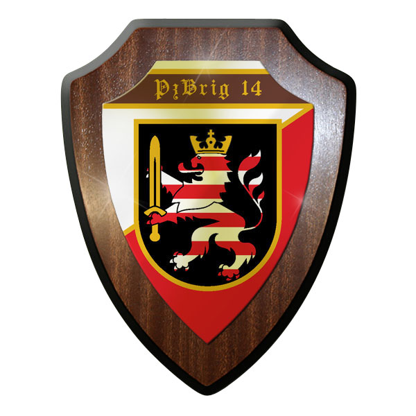 Wappenschild / Wandschild / Wappen - PzBrig 14 Panzer Brigade 14 Emblem #11636