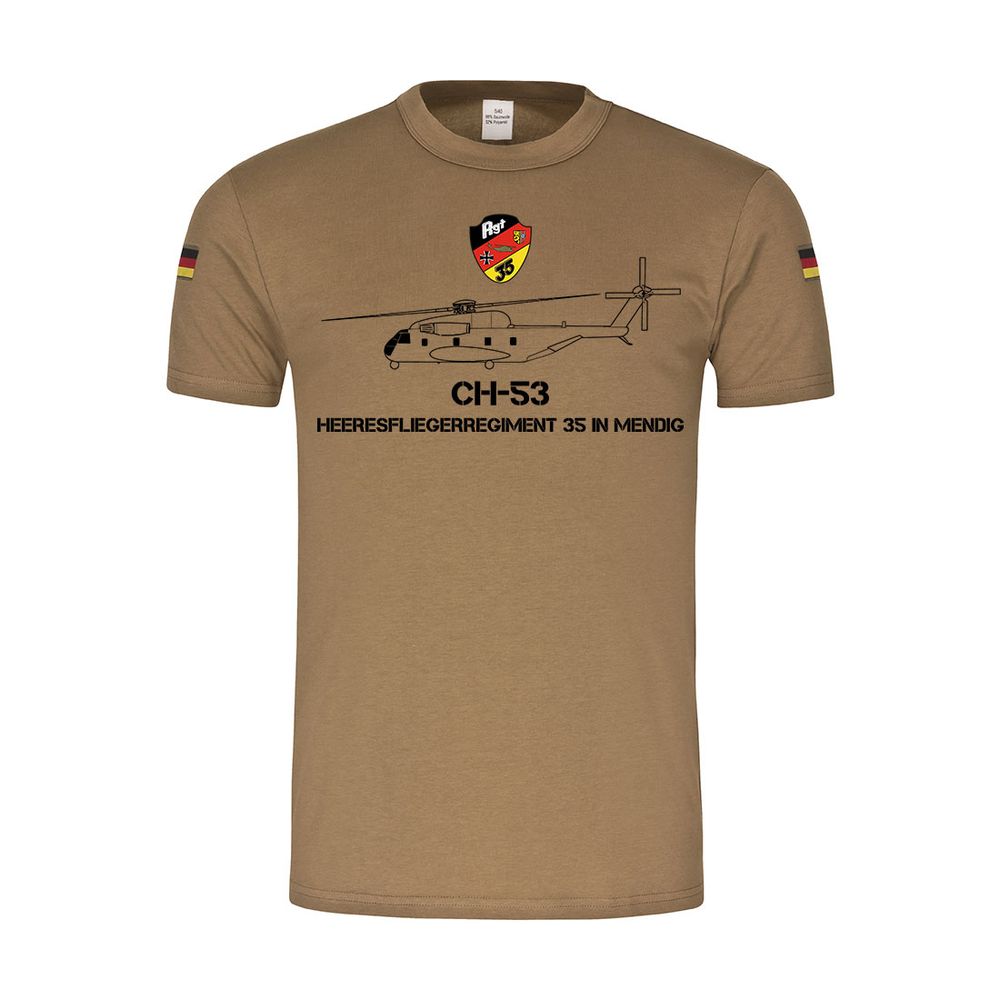 BW Tropen Army Aviation Regiment 35 Mendig HflgRgt Bundeswehr T-Shirt # 32676