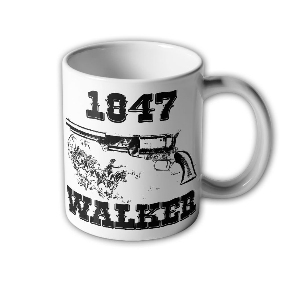 1847 Walker Single Action Revolver Pistol USA 44 Cal Wild West Mug # 32584