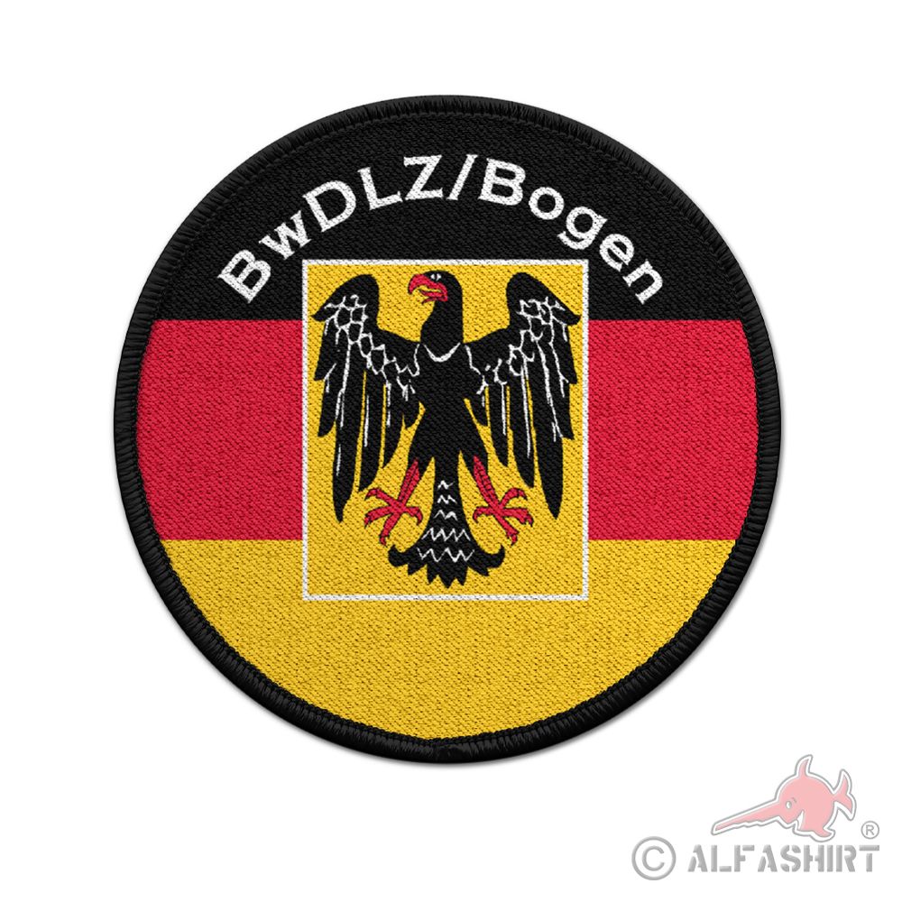 Patch BwDLZ Bogen Wappen Abzeichen Adler Bundeswehr rund #38410