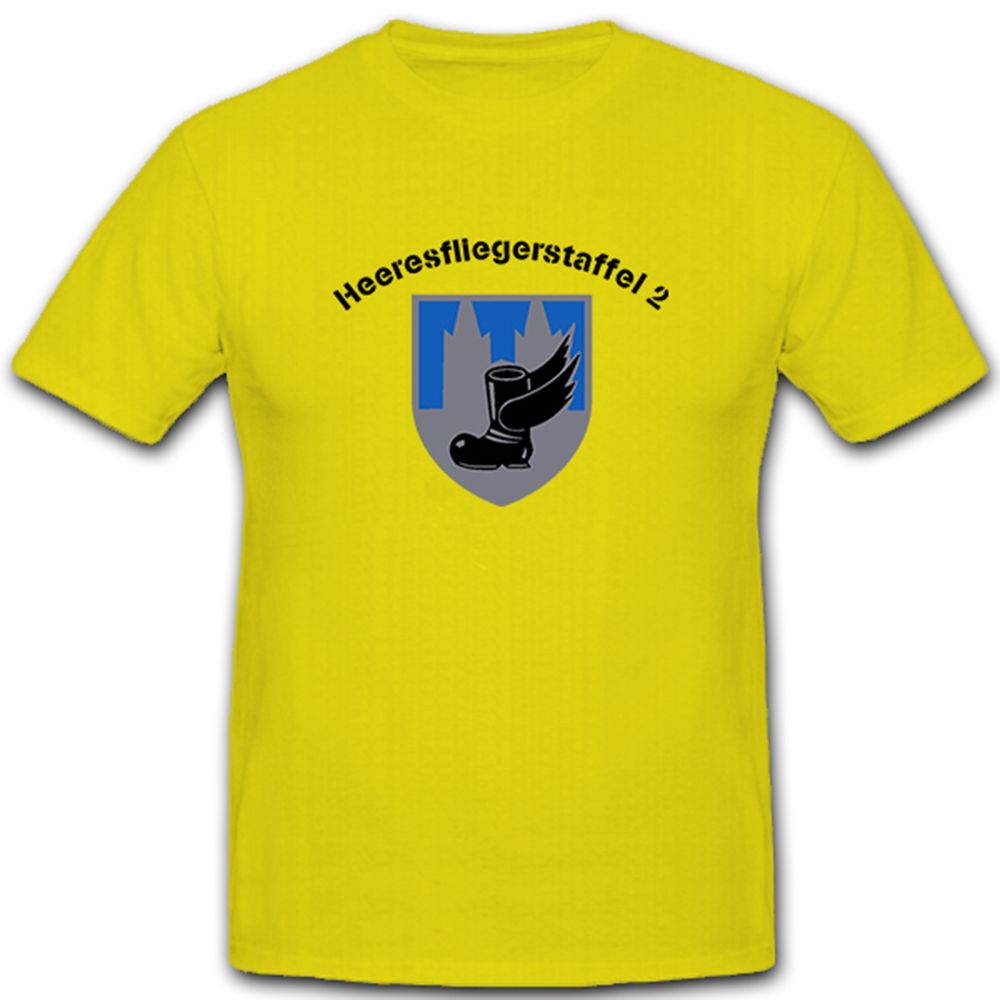 Heeresfliegerstaffel 2 Heer Bundeswehr Bw Wappen Abzeichen  - T Shirt #5519