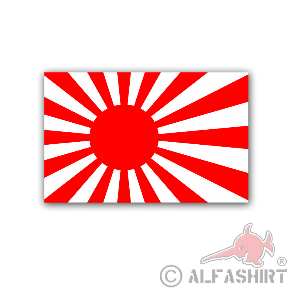 Japanese flag Japan Kyokujitsuki rising sun flag 10x6cm # A5393