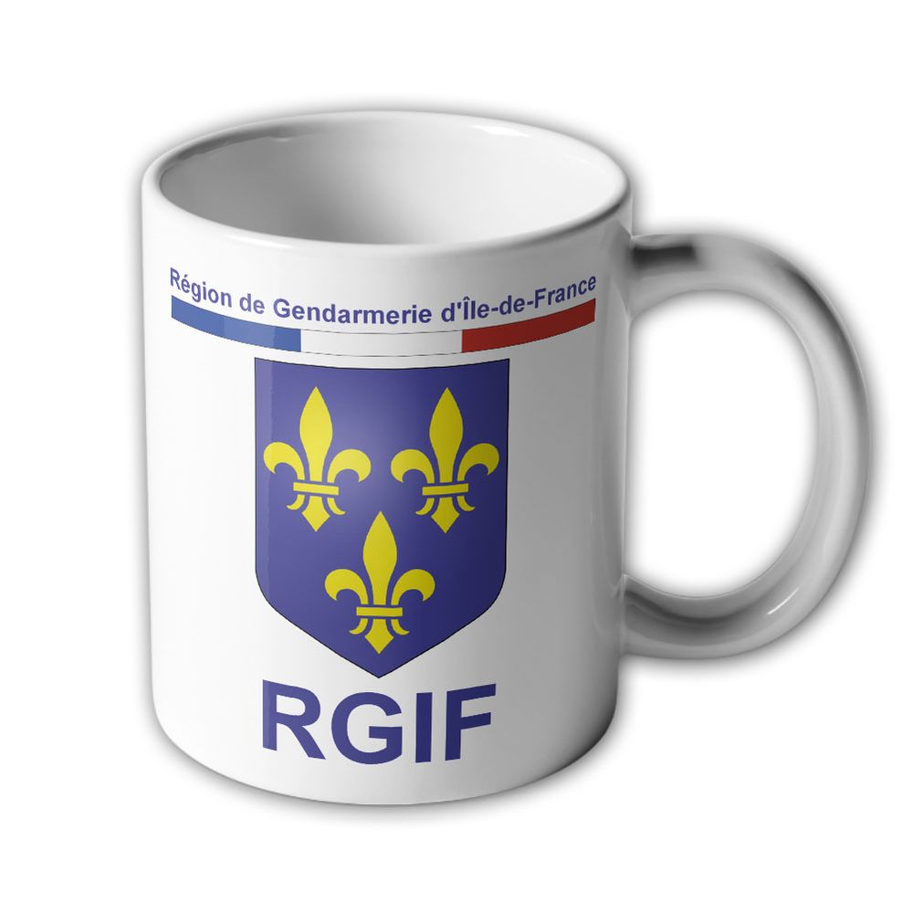 Tassen RGIF Région de Gendarmerie d'Île-de-France Frankreich Polizei #33908