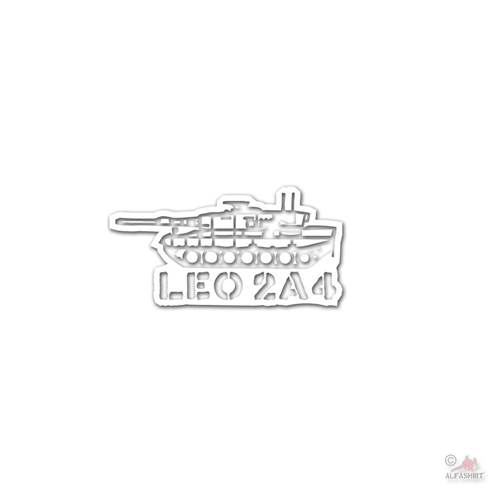Aufkleber Leo 2A4 Panzer Leopard BW Eisenschwein PzBtl Kompanie 15x8cm #A4722