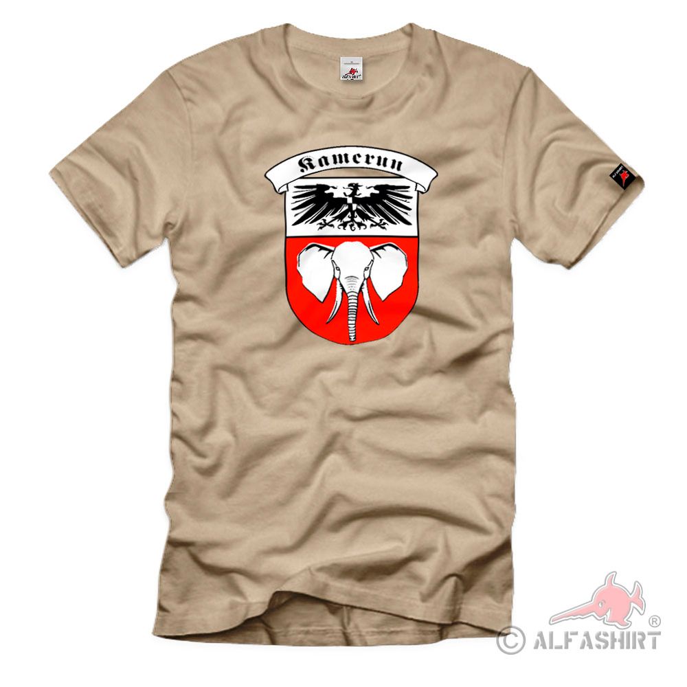 Deutsch Kamerun Kolonie Wappen Südwest Afrika Abzeichen T Shirt #2560