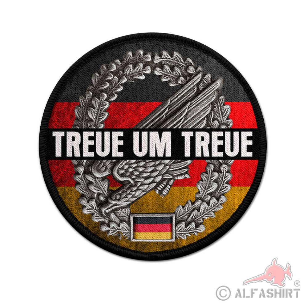 Patch 9cm loyalty to loyalty paratroopers Bundeswehr comrade patch # 41313