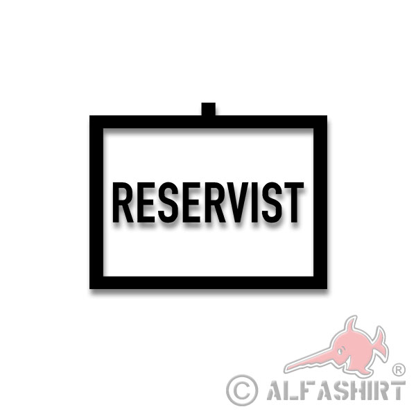 Tactical Signs Reservist Bundeswehr Reservistenkameradschaft 10x8cm # A4497
