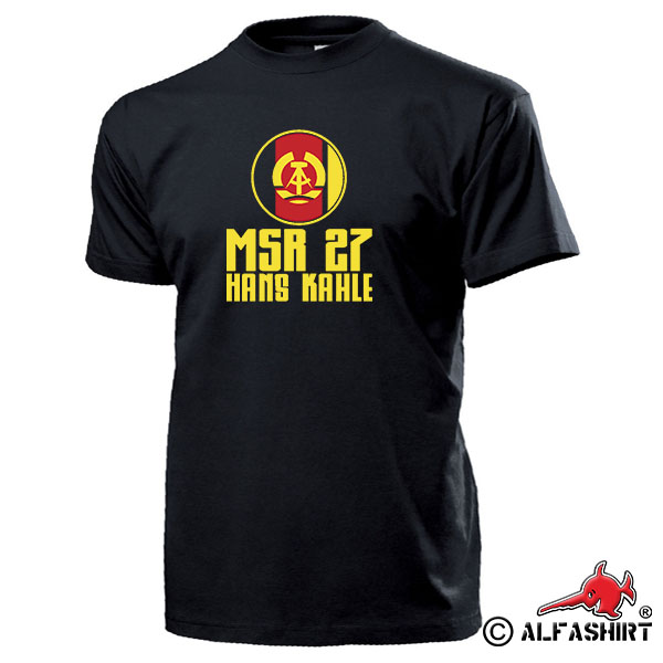 MSR 27 Hans Kahle Motorisiertes Schützenregiment DDR NVA T Shirt #15971
